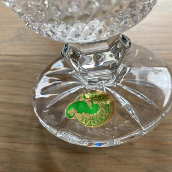 Waterford Crystal Footed Turnover Bowl